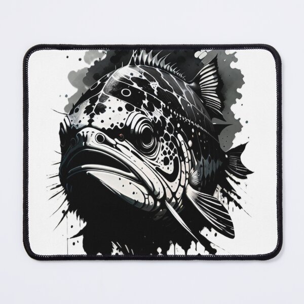 Item preview, fish, piranha, talisman, amulet designed and sold by DonnaBlankaArt.