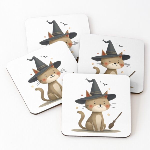 Item preview, Witch Cat designed and sold by PokStorDesign.