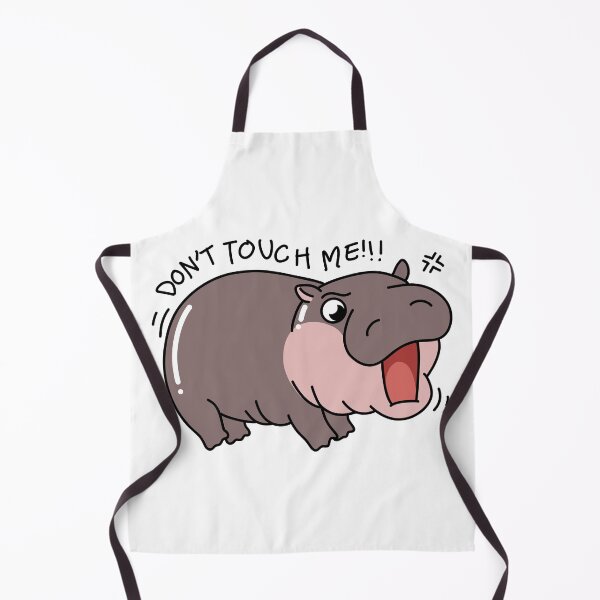 Item preview, Moodeng, the adorable angry pygmy hippo - Don't touch me! designed and sold by PanyaCreative.