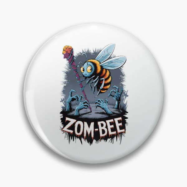 Item preview, Creepy Zombie Halloween Bee designed and sold by Arfurneauxt.