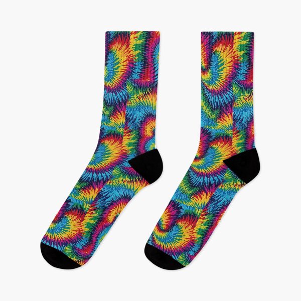 Item preview, Tie dye or tie-dye big swirl rainbow, hippy 70s boho wave ink died or dyed style effect texture Tie-dye designed and sold by cheekylorns.