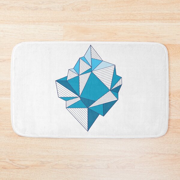 Item preview, Abstract Iceberg Illustration | Modern Geometric Design designed and sold by TurtleDojo.