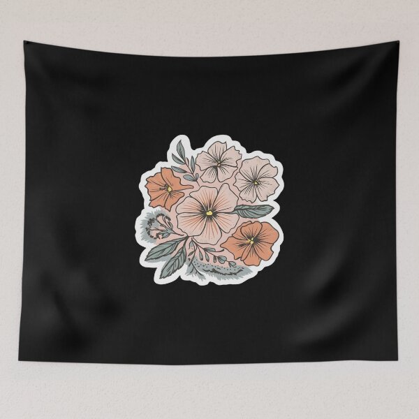 Item preview, Dahlia and Sunflower Statement designed and sold by RadDeck.