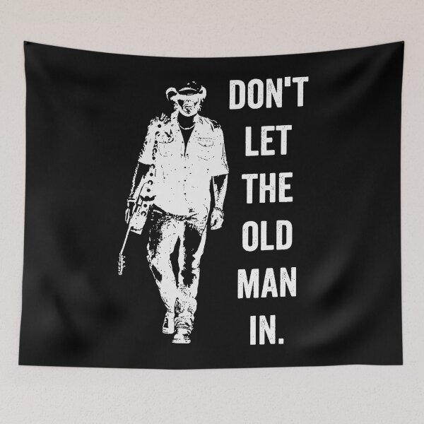 Item preview, Old Man Walking With A Guitar designed and sold by CroftonBendtsen.