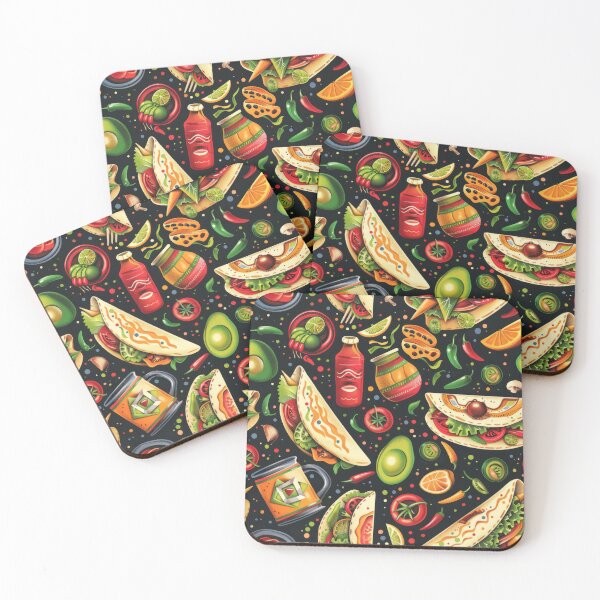 Item preview, VINTAGE STYLE MEXICAN FOOD PATTERN delicious design for all Mexican food lovers. designed and sold by Jt41.