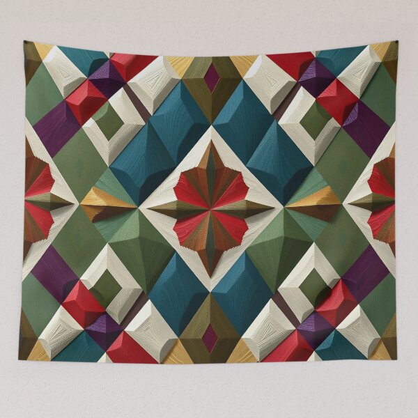 Item preview, Harlequin pattern #21 designed and sold by Kaleidoscope Print.