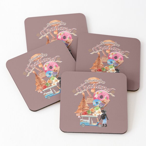 Item preview, Sawasdee thailand travel watercolor style designed and sold by gbun25.