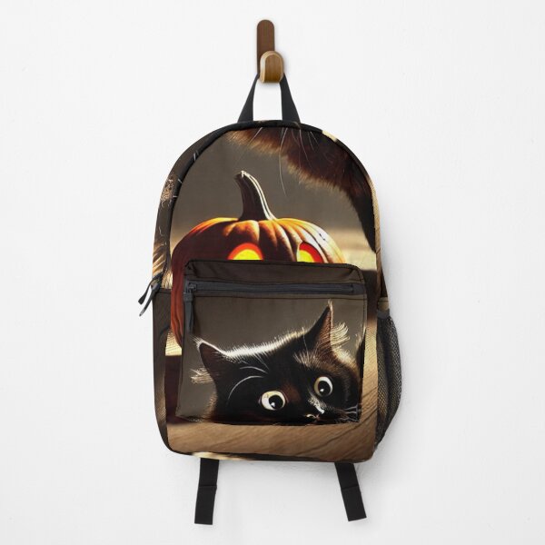 Item preview, The Terrified Cat and the Cursed Pumpkin designed and sold by AmigoVerse.