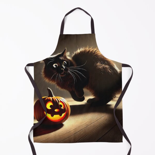 Item preview, The Terrified Cat and the Cursed Pumpkin designed and sold by AmigoVerse.
