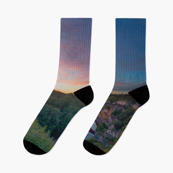 Item preview, Knaresborough Viaduct Sunset designed and sold by Alisonchambers2.