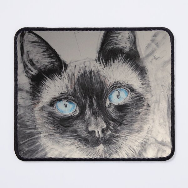 Item preview, Siamese Cat 'love you because treats' designed and sold by mudzco.