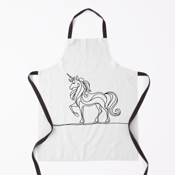 Item preview, Minimalist Unicorn Elegant Line Drawing of a Magical Creature designed and sold by BestChooseArt.