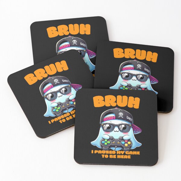 Item preview, Bruh I Paused My Game To Be Here Halloween Ghost  designed and sold by Roman-Designer.