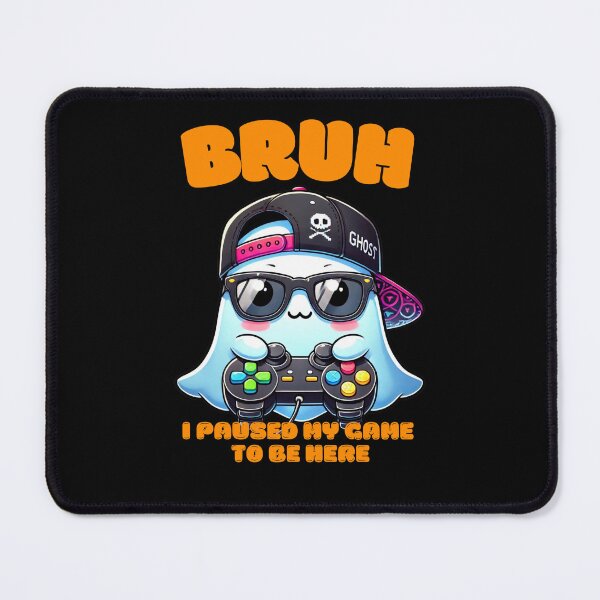 Item preview, Bruh I Paused My Game To Be Here Halloween Ghost  designed and sold by Roman-Designer.
