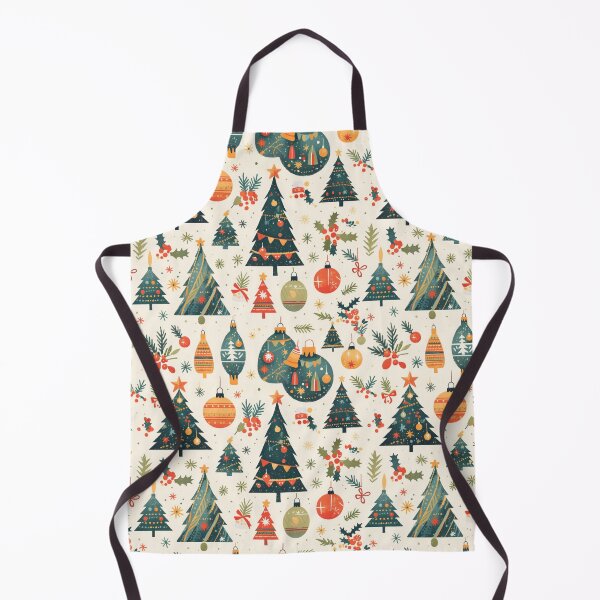 Item preview, Christmas trees and ornaments, Pines and spruces forest - Christmas trees decorations pattern designed and sold by mind-coloring.