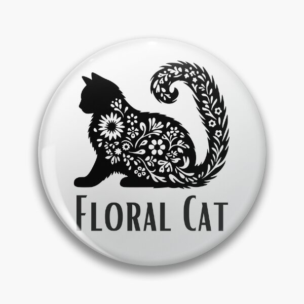 Item preview, Floral Cat designed and sold by ToxiCool.