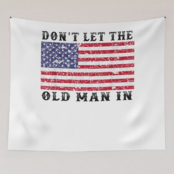 Item preview, Retro Old Man In Vintage American Flag Memory Singer designed and sold by CroftonBendtsen.