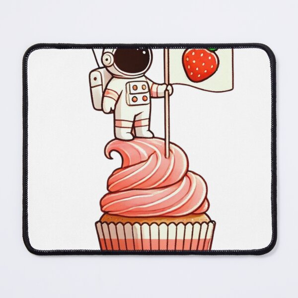 Item preview, Astronaut on a cupcake-strawberry designed and sold by II0FU5.