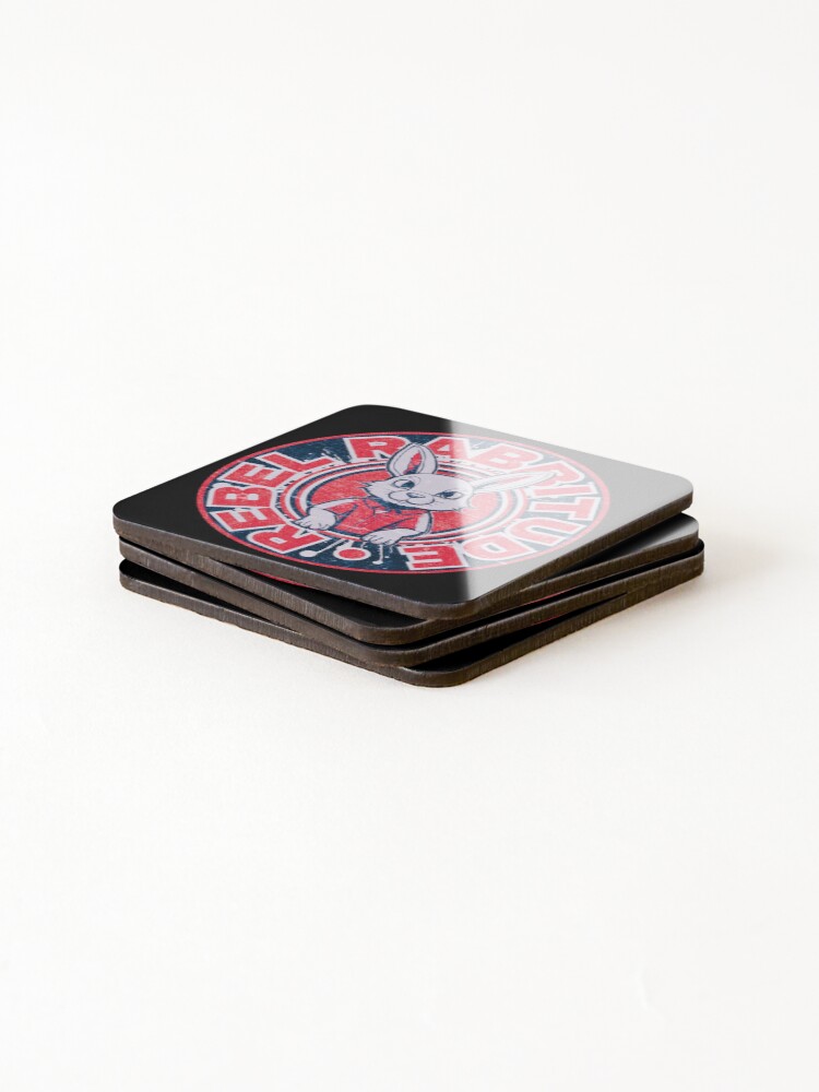 Thumbnail 4 of 5, Coasters (Set of 4), Rebel Rabbit designed and sold by pUNKnown.