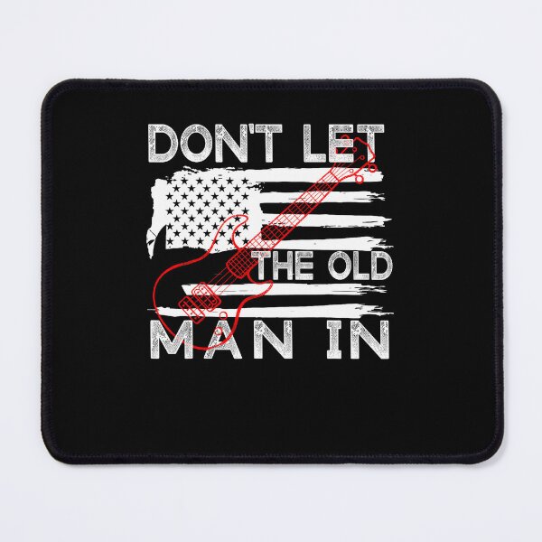Item preview, Retro Old Man In Vintage American Guitar Flag designed and sold by CroftonBendtsen.