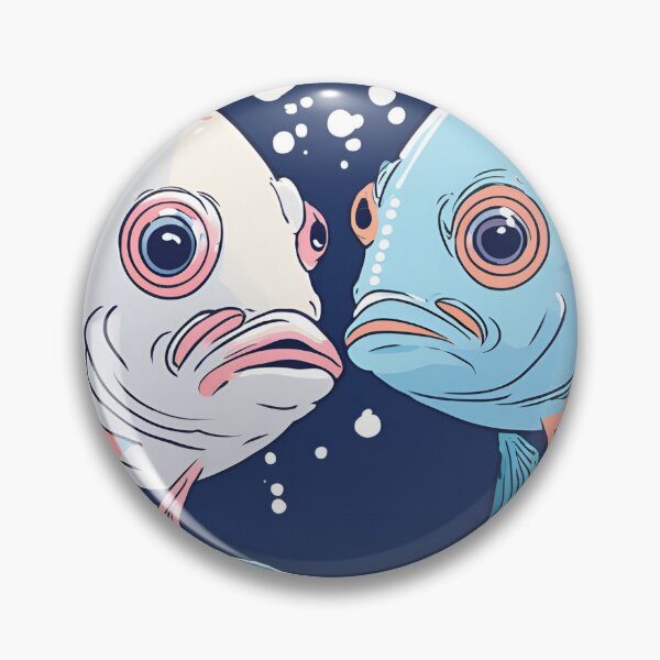 Item preview, Symbiotic Stare: Two Fish in Harmony designed and sold by Vestina88.