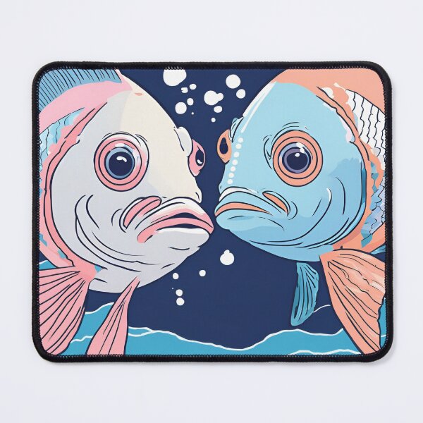 Item preview, Symbiotic Stare: Two Fish in Harmony designed and sold by Vestina88.