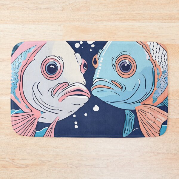 Item preview, Symbiotic Stare: Two Fish in Harmony designed and sold by Vestina88.