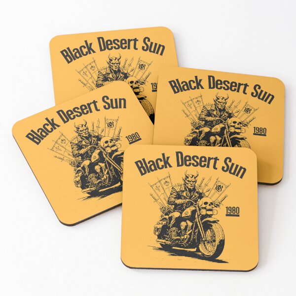 Item preview, Black Desert Sun, Retro Biker Art designed and sold by Creative Magia.