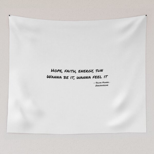 Item preview, Solar Power By Zerobaseone Lyrics designed and sold by ArtRaftPro.