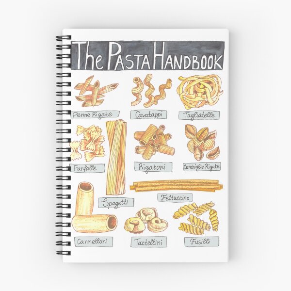 Item preview, The pasta handbook designed and sold by DeliciousPics.