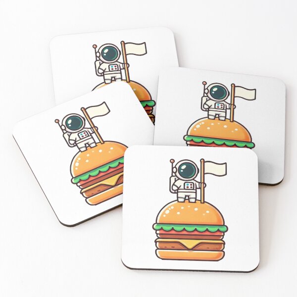 Item preview, Astronaut on a hamburger-regular designed and sold by II0FU5.