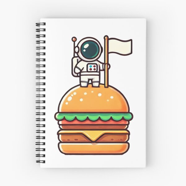 Item preview, Astronaut on a hamburger-regular designed and sold by II0FU5.