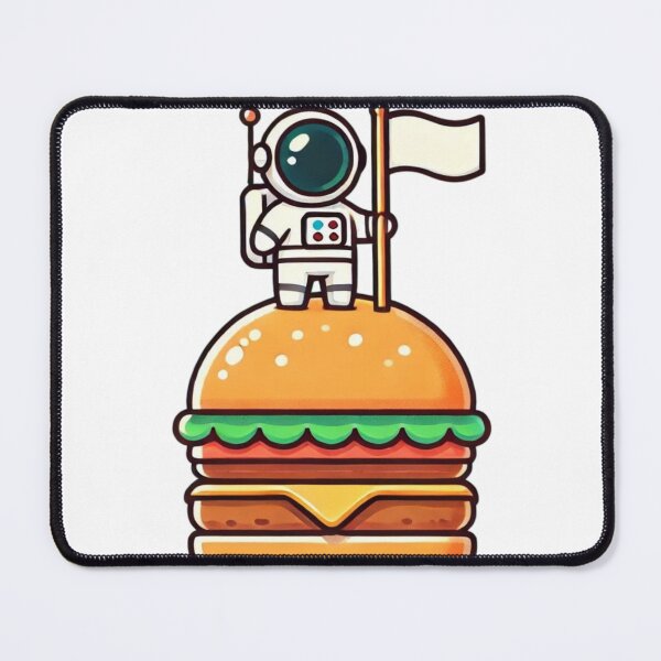Item preview, Astronaut on a hamburger-regular designed and sold by II0FU5.