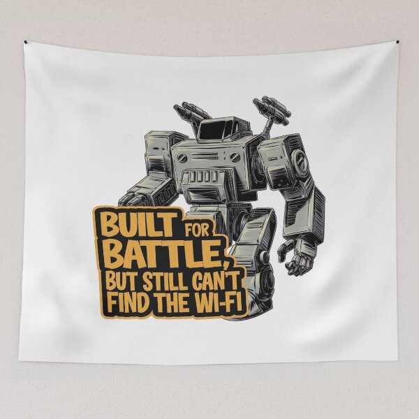 Item preview, Mech Mismatch: Wi-Fi Warriors designed and sold by benjyjump.