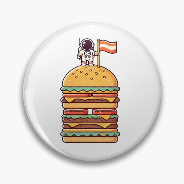 Item preview, Astronaut on a hamburger-big designed and sold by II0FU5.