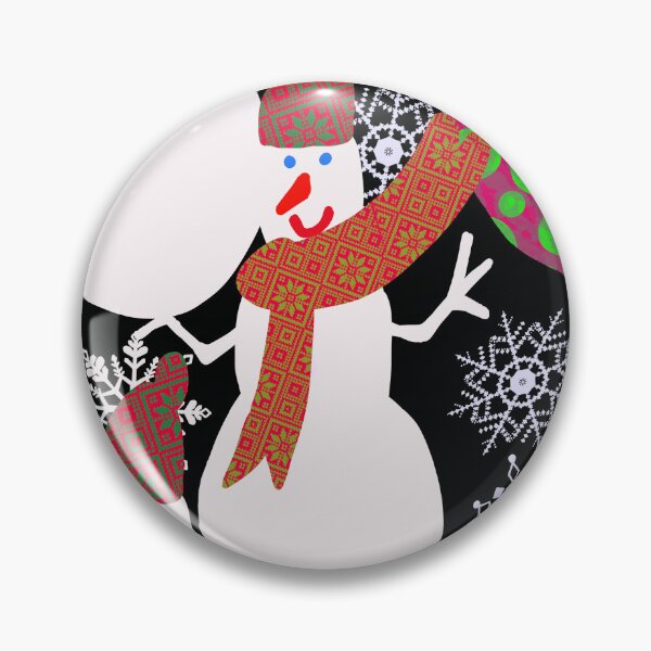 Item preview, Hand Drawn Snowmen Snowflakes Stained Glass Christmas Balls Christmas Design designed and sold by Victoria Rose.