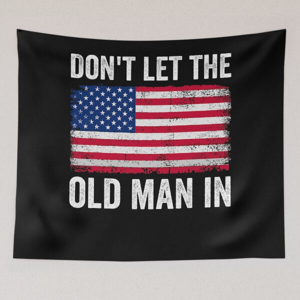 Item preview, Retro the old man in American Flag designed and sold by CroftonBendtsen.