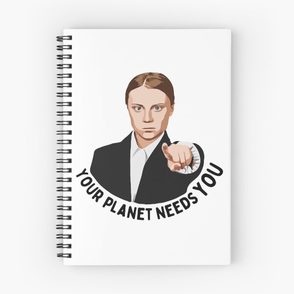 Item preview, Greta Thunberg "Your Planet Needs You" designed and sold by Climactify.