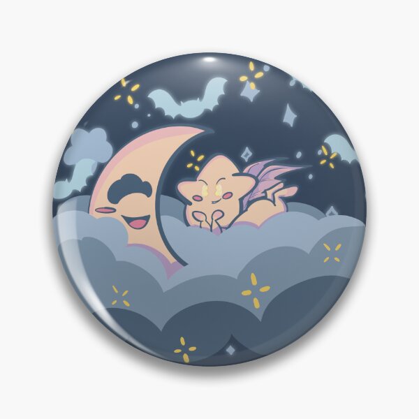 Item preview, Midnight Snuggles: Bat Star and Moon Dreaming designed and sold by CelestialDoodlz.
