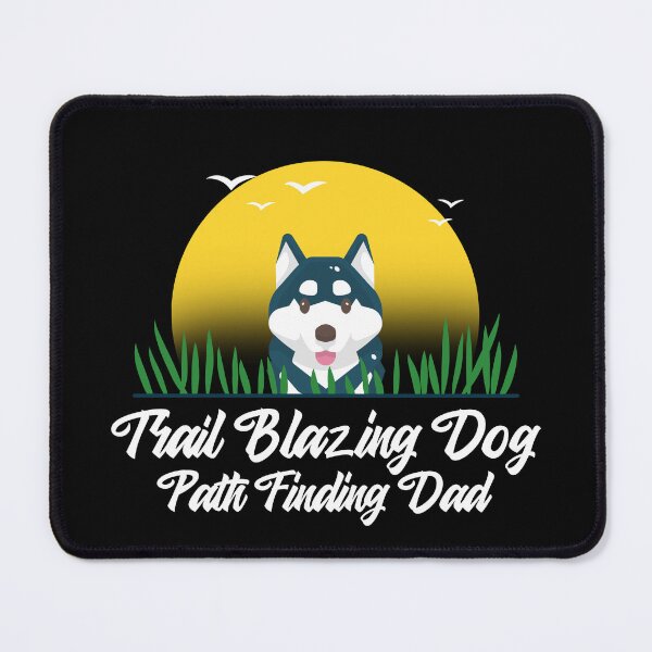 Item preview, Trail Blazing Dog Path Finding Dad Husky Hiker T-Shirt designed and sold by rexsumma.