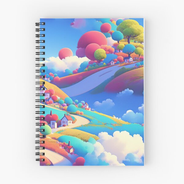 Item preview, Road on a hill, colorful, pattern designed and sold by mind-coloring.