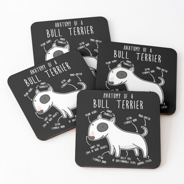 Item preview, Bull Terrier Dog Anatomy designed and sold by Clara Hollins.