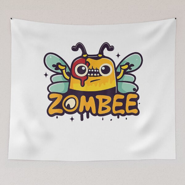 Item preview, Zombee Bee Halloween designed and sold by Arfurneauxt.
