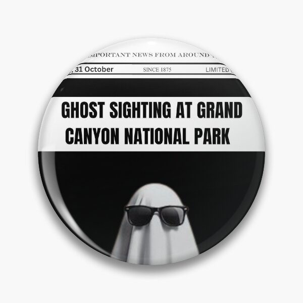 Item preview, HALLOWEEN GHOST NEWSPAPPER POSTER designed and sold by inkfluenceart.