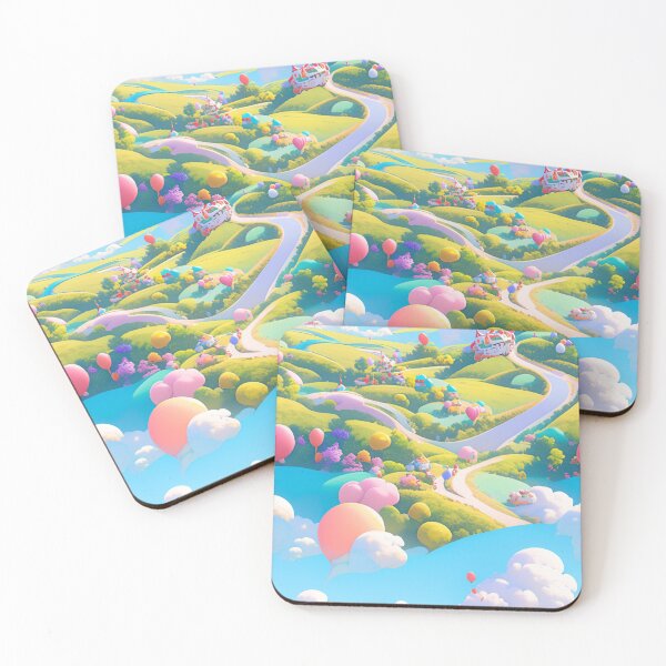 Item preview, Road on a hill, colorful, pattern designed and sold by mind-coloring.