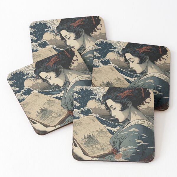 Item preview, Reading Geisha designed and sold by patternshoprad.