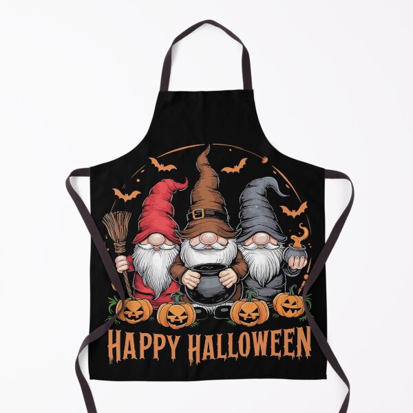 Item preview, Happy Halloween Gnome Trio with Pumpkins designed and sold by Quirky Shirts.