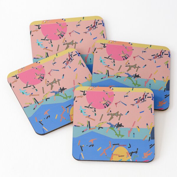 Item preview, Crowded Beach designed and sold by Duckmoo Art.