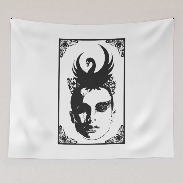 Item preview, Black Swan film Nina Art Nouveau black designed and sold by LapinMagnetik.