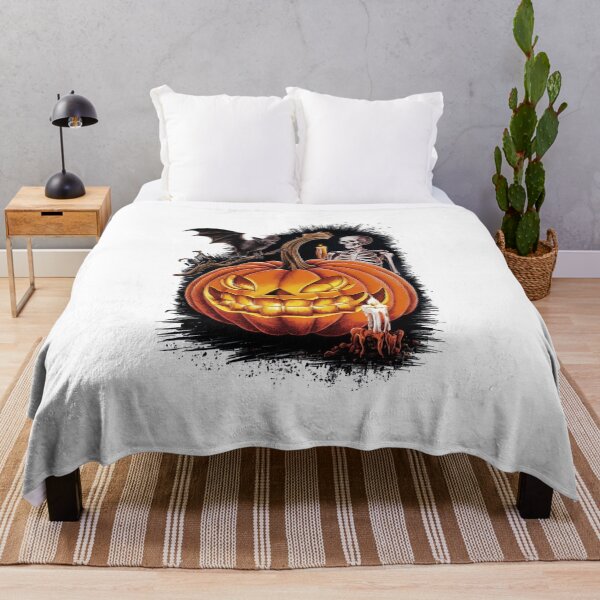 Item preview, Vintage Halloween Bat Pumpkin Skeleton designed and sold by CosmicFreedom9.